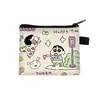 Nuevo Monedero de Crayon Shin-chan Bolsa de Monedas con Cremallera de Dibujos Animados Linda Bolsa Pequeña de Almacenamiento para Estudiantes Venta al por Mayor