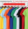 Camisa polo de algodão de proteção ambiental, promoção de campanha, lapela, publicidade, camiseta, comércio exterior transfronteiriço, impressão de logotipo