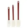Espátula de silicone resistente a altas temperaturas, espátula para assar, utensílios de panificação, conjunto de espátulas de manteiga, conjunto de 3 espátulas de silicone