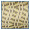 Pañuelo de seda Mai Tong de 60 cm x 60 cm, nuevo pañuelo cuadrado pequeño con rayas verticales geométricas de seda sintética para mujer.