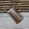 Peine de rejilla de sándalo verde peine para barba doméstico madera de durazno tallada dientes densos anti-caspa piojos logo tallado peine de sándalo al por mayor