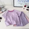 Trajes de Verano para Niños y Niñas, Conjuntos Deportivos Casuales de Dos Piezas de Secado Rápido para Niños Pequeños y Medianos