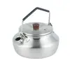 Chaleira externa de aço inoxidável 304 com alça, aquecedor de água para camping, alça anti-queimadura, chaleira de chá portátil, 0,6L