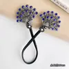 Herramienta Retro de Peinado de Pavo Real para Fijación de Moños en la Parte Posterior de la Cabeza, Pinza Retorcida para el Cabello sin Daños