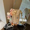 Estilo casual transfronterizo color liso 2026 verano nuevo versátil para mujer ligera simple bandolera y cruzada para teléfono