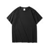 Camiseta básica de algodão com gola redonda e manga curta para publicidade de camisa, atividade em grupo, roupa de trabalho para mapeamento, impressão de logotipo personalizada, atacado