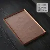 Bandeja Ovalada Marrón Plus para Manteles Individuales para Taza de Agua Doméstica Bandeja de Bambú Bandeja para Comidas Chinas Bocadillos Cuenco para Frutas Secas