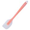 En stock, espátula de silicona translúcida grande integrada para crema, mantequilla, revolviendo pasteles, herramienta para hornear