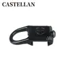 Hebilla de Correa de Metal QD Anillo de Correa Hebilla de Hueso de Pez de Metal de Aleación de Zinc de Punto Único Giratorio Sling RSA