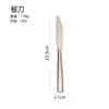 Juego de Cuchillo, Tenedor y Cuchara Cuadrados de Acero Inoxidable 304 para Uso Doméstico, Cuchara Redonda, Cucharita de Café, Cuchillo y Tenedor para Bistec de Restaurante Occidental, Cuchara y Tenedor de Postre