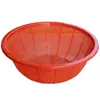 Cesta para lavar arroz, colador de arroz de plástico, cesta redonda para escurrir agua, artículos del mercado de 2 yuanes, cesta para lavar verduras, colador engrosado para frutas y verduras de la tienda de un yuan