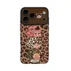 Cadena de muñeca llorona con estampado de leopardo adecuada para funda de teléfono Apple 18pm iphone17 Otoño/Invierno16 Silicona15 Retro14 Dibujos Animados