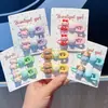 Pinza de Pato de Gato de Dibujos Animados Pasador para el Cabello Infantil Pinza para el Cabello de Niña Linda Accesorio para el Cabello con Forma de Corazón de Niña Pinza para el Flequillo Lateral Adorno para el Cabello