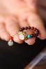 Anillo de Madera de Sándalo Sangre de Sándalo, Anillo Vintage Creativo para Mujer, Anillo de Amistad, Regalo para Amigos, Adecuado para Vender en Atracciones Turísticas
