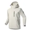 2026 Nueva Armadura Chaqueta Exterior Tres en Uno Impermeable Cortavientos Bloque de Color Capucha Desmontable Chaqueta