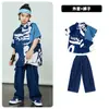 Ropa de moda hip hop para niños traje de camisa hip hop niños y niñas ropa de actuación hiphop marca de moda infantil 61 ropa de actuación