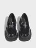 Mocasines de Plataforma con Suela Gruesa para Mujer 2025 Nuevos Zapatos Pequeños de Cuero que Aumentan la Altura Estilo Británico Moda de Gama Alta Zapatos Retro