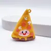 Llavero de Goma Suave Simulado Comida Rápida Papas Fritas Hamburguesa Pizza Hot Dog Muñeco Colgante Decoración de Mochila Llavero Venta al por Mayor