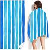Toalla de playa de rizo estampado a doble cara para comercio exterior, microfibra transfronteriza para adultos, toalla de baño para natación, venta al por mayor, secado rápido, terciopelo a doble cara