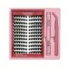 Pestañas Postizas Transfronterizas para Maquillaje Asiático y Europeo/Americano, Estilo Diario, No Exageradas, Dulces y Frescas, Estilo Dinámico, DIY, Más Vendido en Amazon en Europa y América