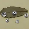 Pulseira de prata de lei S925 material para joias diy acessórios suporte de flor trevo joias feitas à mão acessórios de contas de Buda para brincar