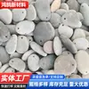 Pedra cinza com furo Pedra furada Pingente de pedra pintado à mão Chaveiro DIY Pedras pintadas Pedras para pintura
