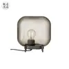 Lámpara de Mesa de Vidrio Artístico Posmoderna Lámpara de Noche para Dormitorio de Hotel de Diseñador Iluminación de Sala de Estar Modelo Habitación Lujo Ligero