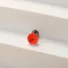 Pendientes de Aleación de Titanio G23 Shijiahuazi Pendientes Mocha Dientes de Tornillo Perforación de Oreja Joyería para Labios Venta al por Mayor