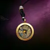 Directo de fábrica: Colgante de concha Gahu de animal del zodíaco estilo antiguo, collar cultural y creativo para hombres y mujeres, accesorio de concha protector