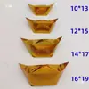 Lingotes de Ouro, Lingotes de Prata Semi-Acabados, Papel Dourado Origami Artesanal, Papel Alumínio Atacado, Lingotes Semi-Acabados Espessos com Cantos Cortados