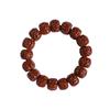 Pulsera de Semillas de Jade Crudo Natural Procesado Bodhi Vajra, Llena de Textura, Pulsera de Cuentas de Oración de Círculo Único para Hombre