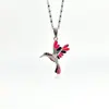 Collar con Colgante de Pájaro Gotico de Dos Tonos de Moda Popular Transfronterizo Cadena para Clavícula de Pájaro Volador Versátil Creativo
