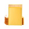 Caja Completa de Bolsas de Papel Kraft Amarillo con Burbujas, Bolsas de Mensajería con Espuma, Bolsas Listas para Usar Autoadhesivas, Bolsas de Burbujas de Colores, Bolsas Tipo Sobre Transfronterizas