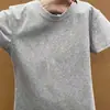 Camiseta de Algodón Puro de Marca de Moda Morado Uva de Manga Corta Ajustada para Mujer, Top de Moda Adelgazante para Verano, Paquete de 40