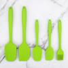 Raspador de silicone direto da fábrica 5 pedaços de creme de bolo espátula pasta de escova de mistura faca ferramenta de cozimento