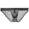 Junyou Cueca Masculina de Malha Ultrafina Transparente Bolsa Sexy Calças Finas Respiráveis para Homens Jovens