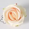 Simulación cabeza de flor rosa de franela pequeña boda boda escena coche de boda diseño hotelero pared de flores arco flor de seda al por mayor