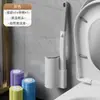 Set de Escobilla de Baño Desechable para Uso Doméstico, Sin Puntos Muertos, Set de Cabezales Reemplazables, Cepillo Limpiador de Inodoro para Baño, Cabezal de Cepillo Limpiador Montado en la Pared