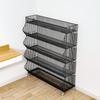 Librero de piso simple para el hogar estudiante multicapa móvil librero pequeño con ruedas estante de pared para guardar libros