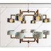 Departamento de ventas de lámparas Zhongshan de ingeniería no estándar, mesa de arena, villa, vestíbulo de hotel, modelo de habitación, diseño creativo, candelabro artístico