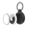 Para cubierta protectora Apple AirTag Localizador antipérdida de Apple Cubierta protectora de fibra de carbono dos en uno de TPU todo incluido