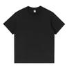 Camiseta Masculina 230g Ombro Direito Gola Redonda Manga Curta Tendência Masculina Antibacteriana Verão Cor Lisa Tops Roupa de Trabalho Exportação Atacado