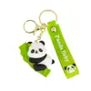 Llavero de Panda de Dibujos Animados Colgante Pequeño Decoración Creativa para Bolso Colgante para Mochila de Estudiante Colgante de Recuerdo de Viaje