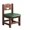 Taburete pequeño para uso doméstico, taburete para cambiarse los zapatos, silla moderna con respaldo, taburete bajo, taburete cuadrado resistente, banco de madera maciza, silla simple, taburete de madera pequeño