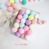 Novelos de lã, pompons, materiais para fazer pompons DIY para a área de artesanato, bolinhas de algodão coloridas feitas à mão para jardim de infância, Natal sem desbotar