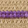 Cuentas sueltas de calcedonia natural, cuentas redondas de piedra natural de cristal, accesorios de joyería para pulseras y collares DIY hechos a mano al por mayor
