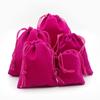Bolsa de Terciopelo, Pantalones con Bolsillo de Solapa con Cordón para Joyería, Bolsa de Terciopelo para Guardar Auriculares, Bolsa Pequeña de Tela, Bolsa de Brocado Bolsa de Embalaje, Logotipo