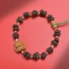 Grano de Café Sabor Natural Alegría Cuarteto King Kong Cuentas Espaciadoras Pulsera Boutique para Hombre y Mujer Novia Estudiante Wen Ceremonia de Juego