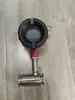 Medidor de flujo tipo turbina sanitario para líquidos, incluyendo agua purificada y diésel, con señal de control cuantitativo y conexión de abrazadera