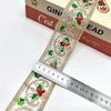 Novo em Estoque Acessório de Roupa de Renda Bordada com Castanha Estilo Chinês Código de Barras Renda Étnica com Lantejoulas Douradas 5cm de Largura